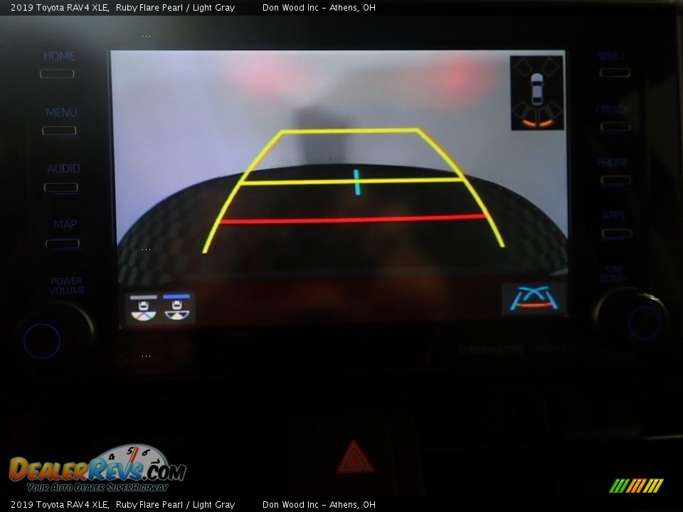 2019 Toyota RAV4 XLE Ruby Flare Pearl / Light Gray Photo #4