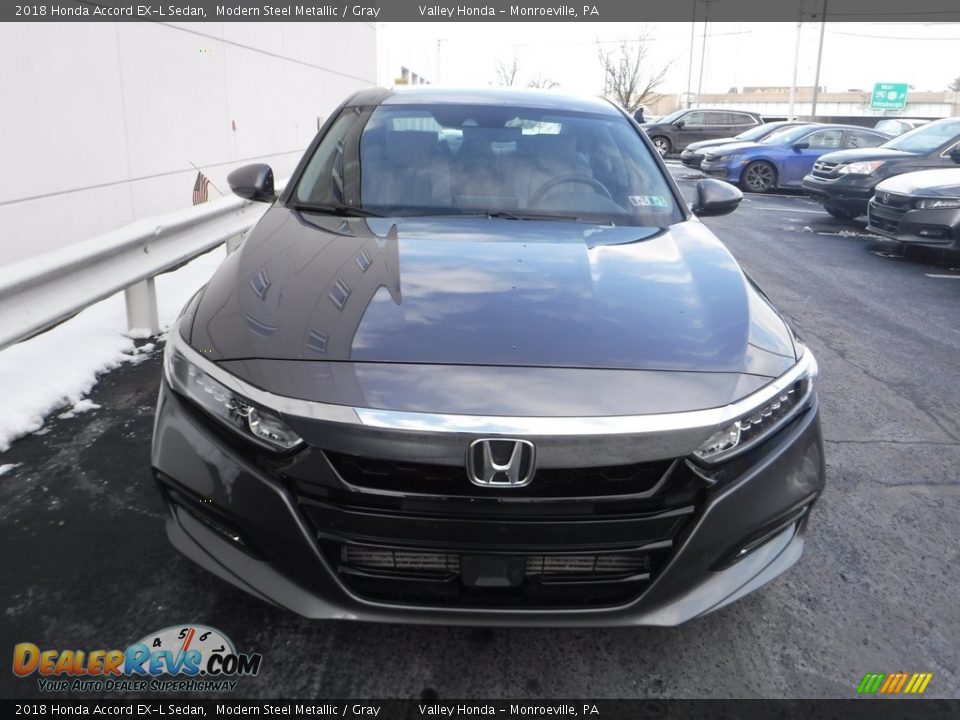 2018 Honda Accord EX-L Sedan Modern Steel Metallic / Gray Photo #5