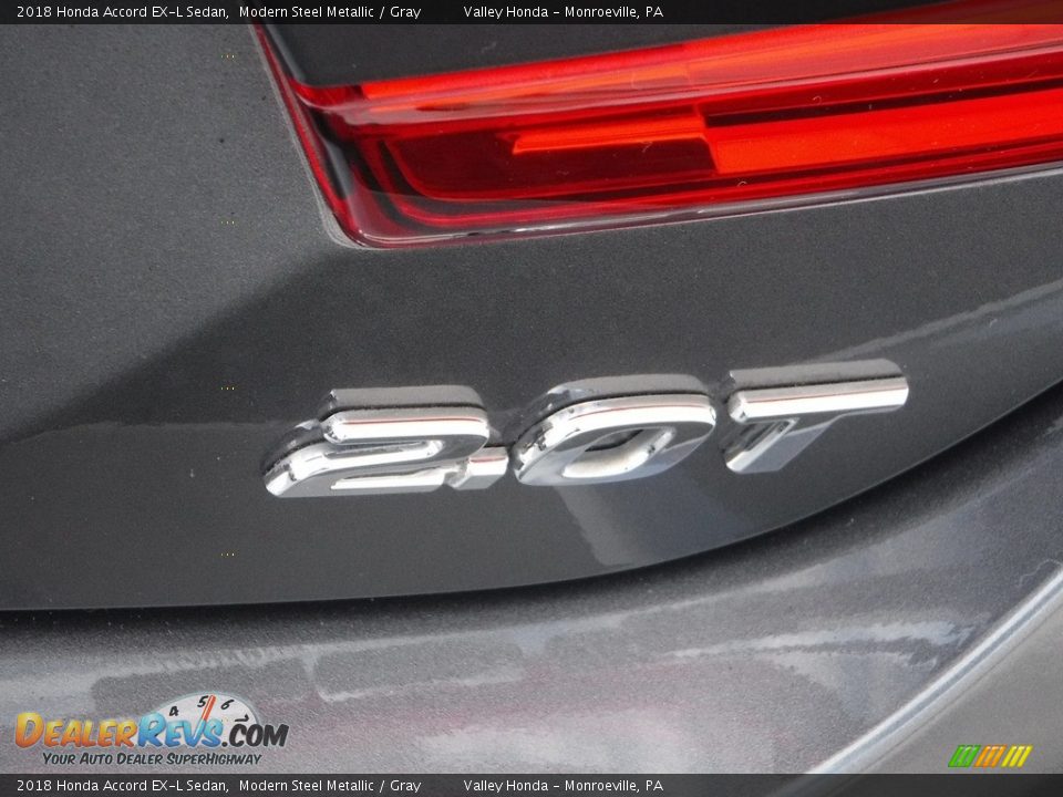 2018 Honda Accord EX-L Sedan Modern Steel Metallic / Gray Photo #8