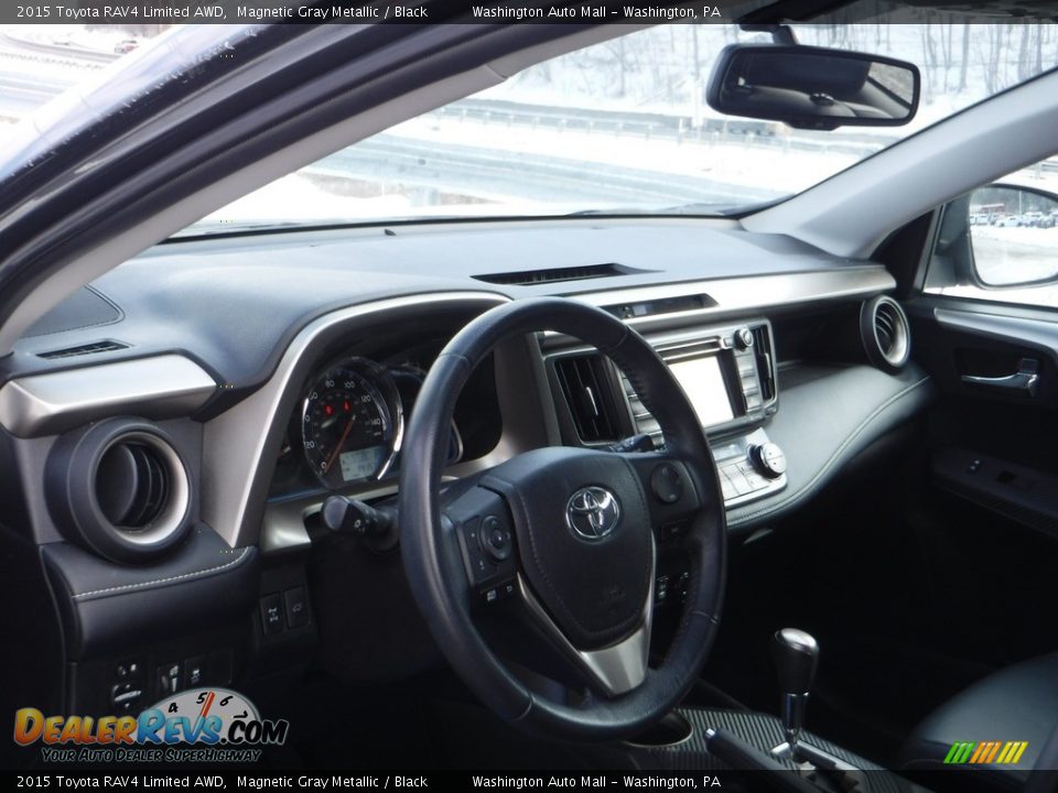 2015 Toyota RAV4 Limited AWD Magnetic Gray Metallic / Black Photo #18