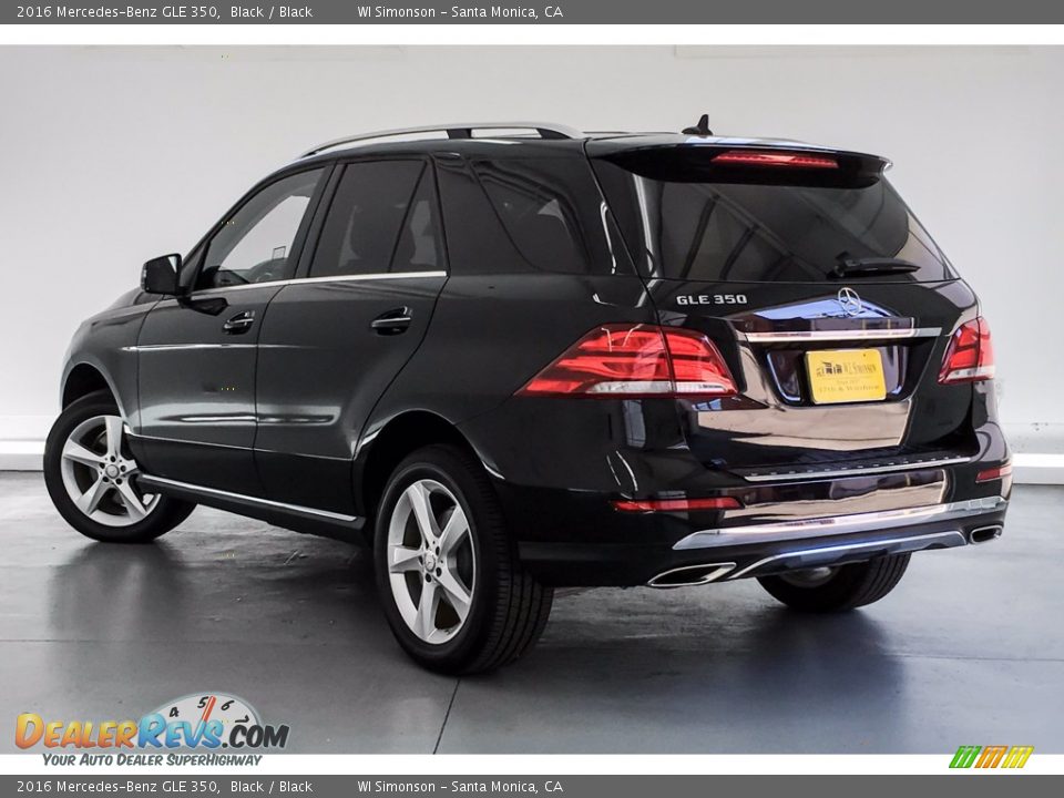 2016 Mercedes-Benz GLE 350 Black / Black Photo #10