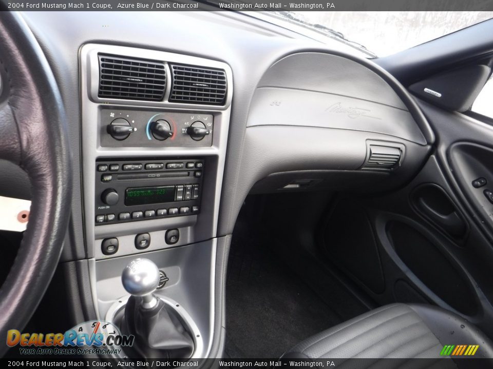 2004 Ford Mustang Mach 1 Coupe Azure Blue / Dark Charcoal Photo #6