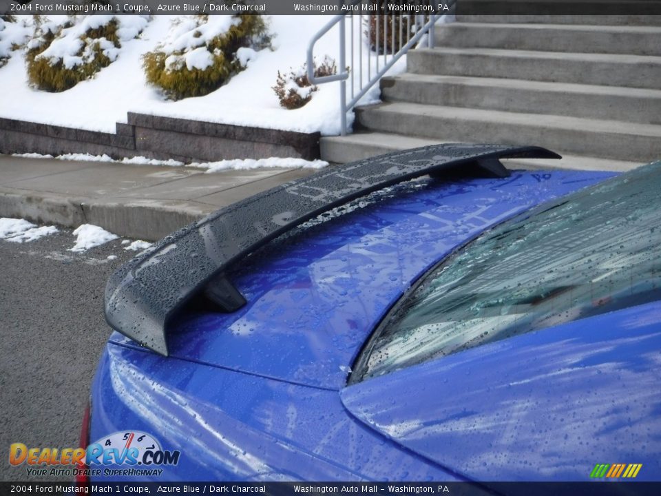 2004 Ford Mustang Mach 1 Coupe Azure Blue / Dark Charcoal Photo #13