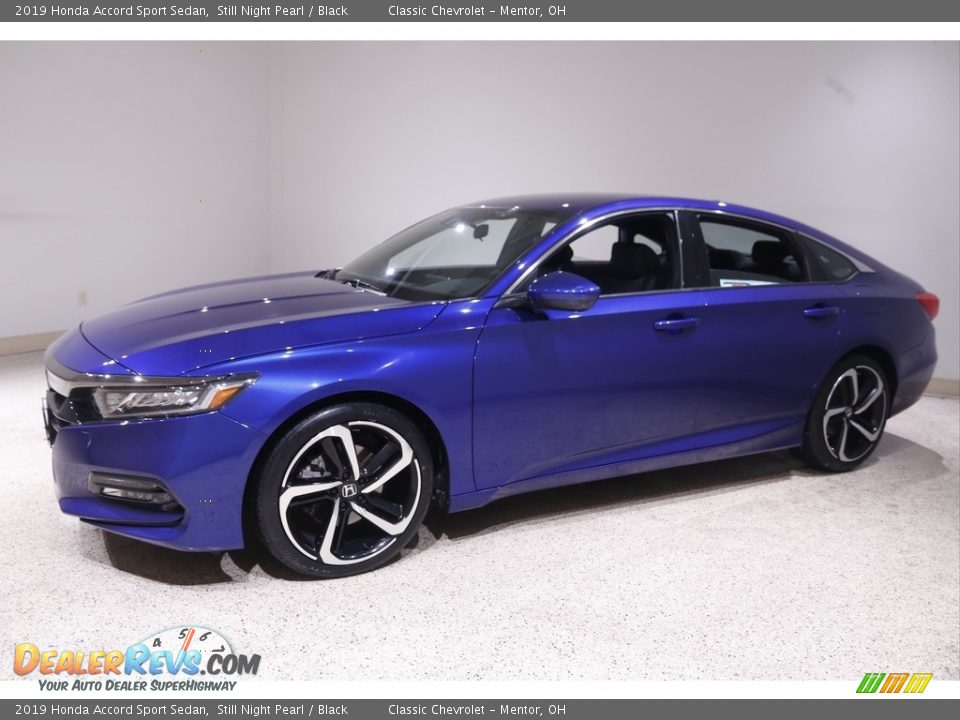 2019 Honda Accord Sport Sedan Still Night Pearl / Black Photo #3
