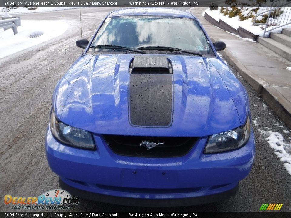 2004 Ford Mustang Mach 1 Coupe Azure Blue / Dark Charcoal Photo #14