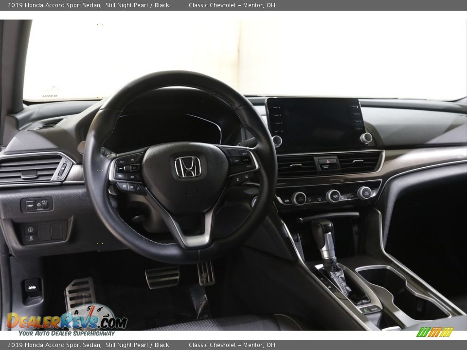 2019 Honda Accord Sport Sedan Still Night Pearl / Black Photo #6
