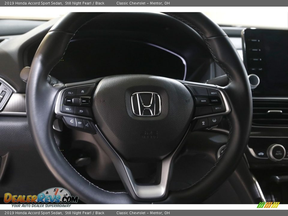 2019 Honda Accord Sport Sedan Still Night Pearl / Black Photo #7