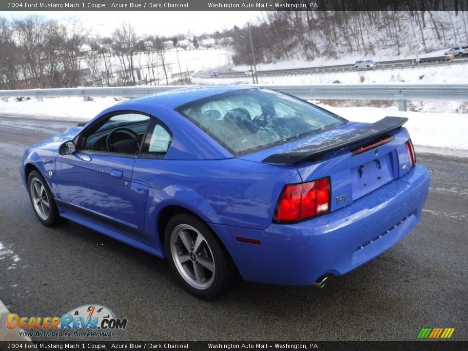 2004 Ford Mustang Mach 1 Coupe Azure Blue / Dark Charcoal Photo #17