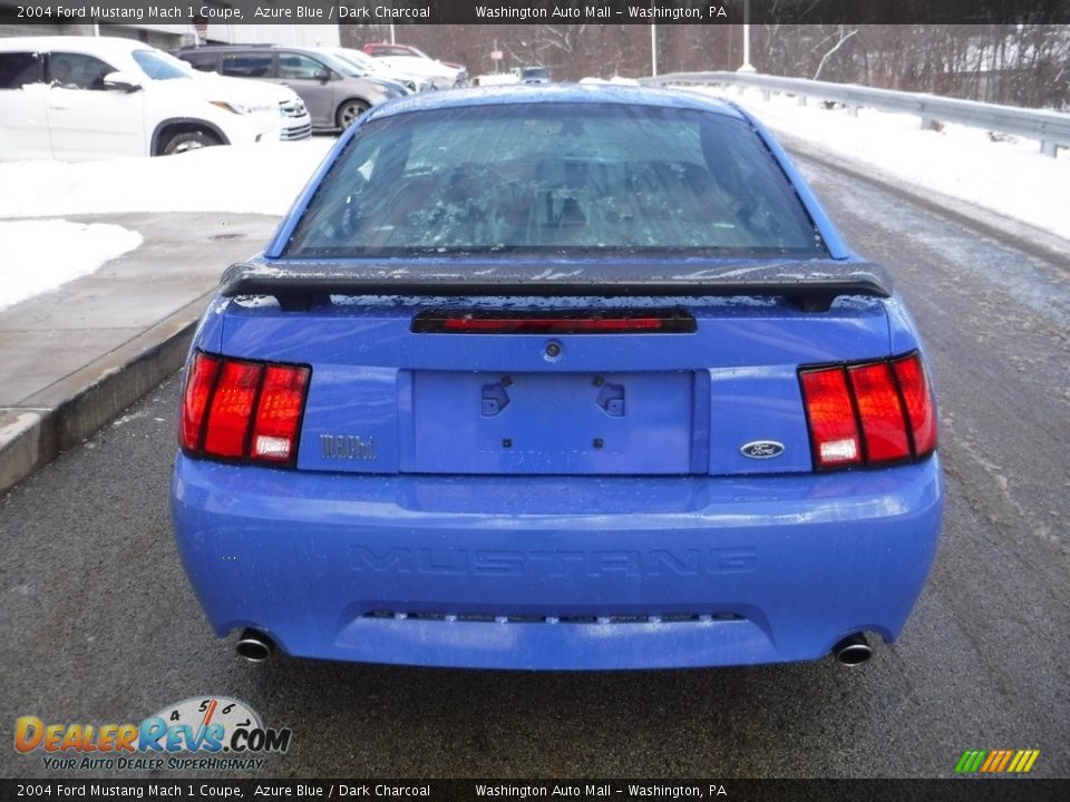 2004 Ford Mustang Mach 1 Coupe Azure Blue / Dark Charcoal Photo #18