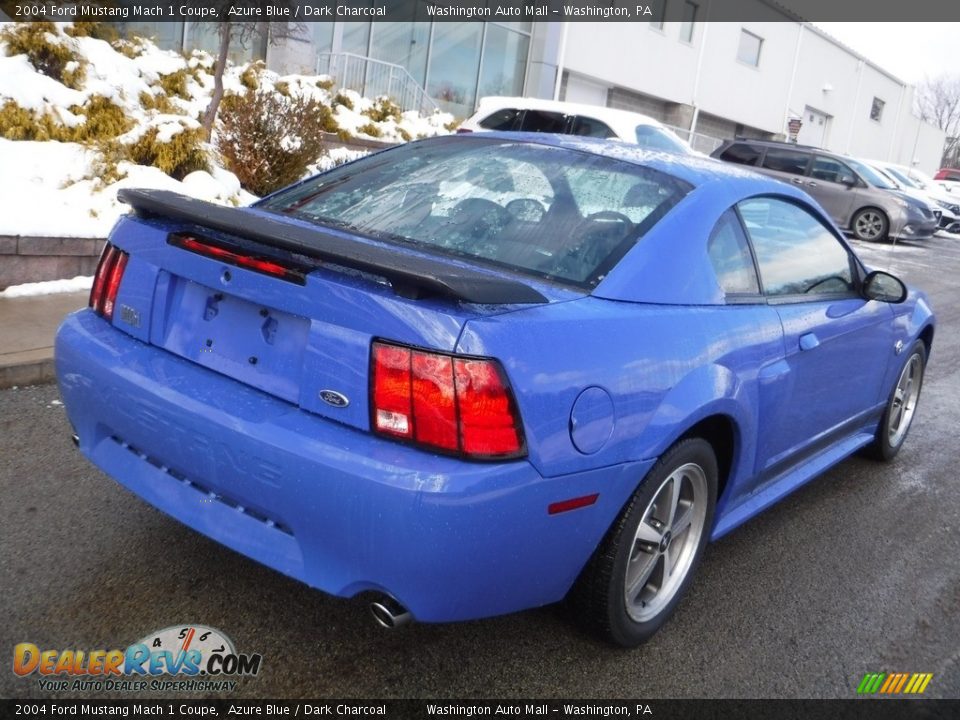 2004 Ford Mustang Mach 1 Coupe Azure Blue / Dark Charcoal Photo #19