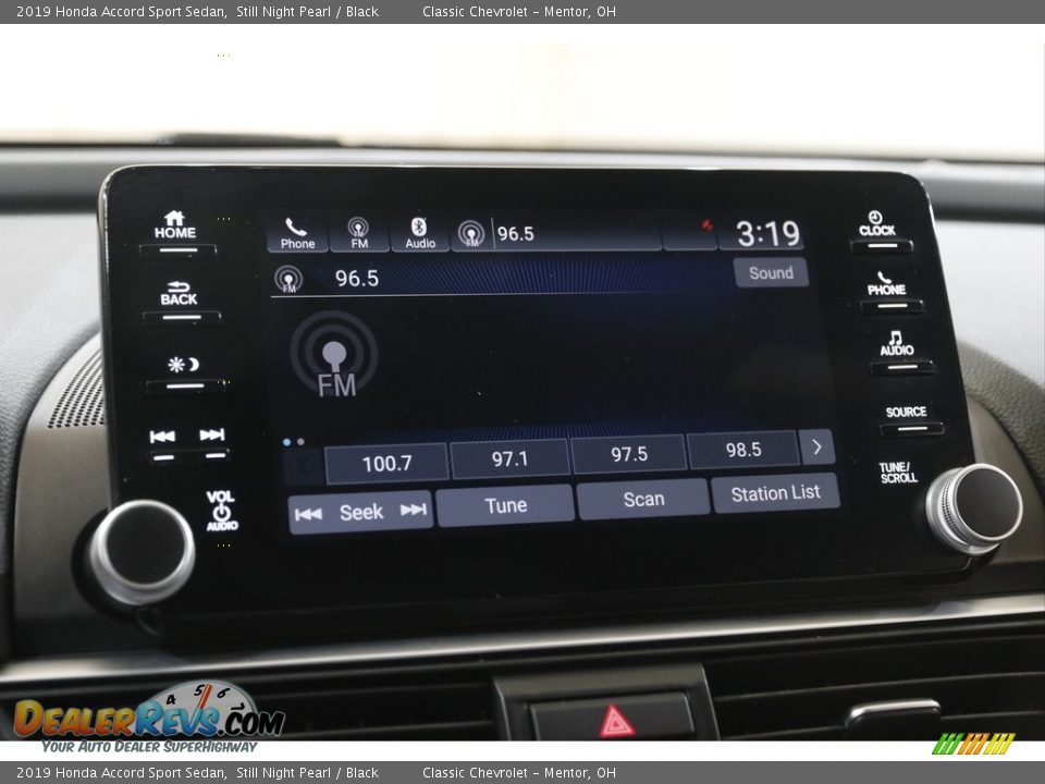 2019 Honda Accord Sport Sedan Still Night Pearl / Black Photo #10