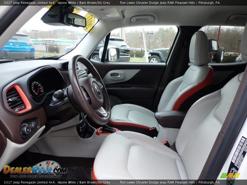 2017 Jeep Renegade Limited 4x4 Alpine White / Bark Brown/Ski Grey Photo #12