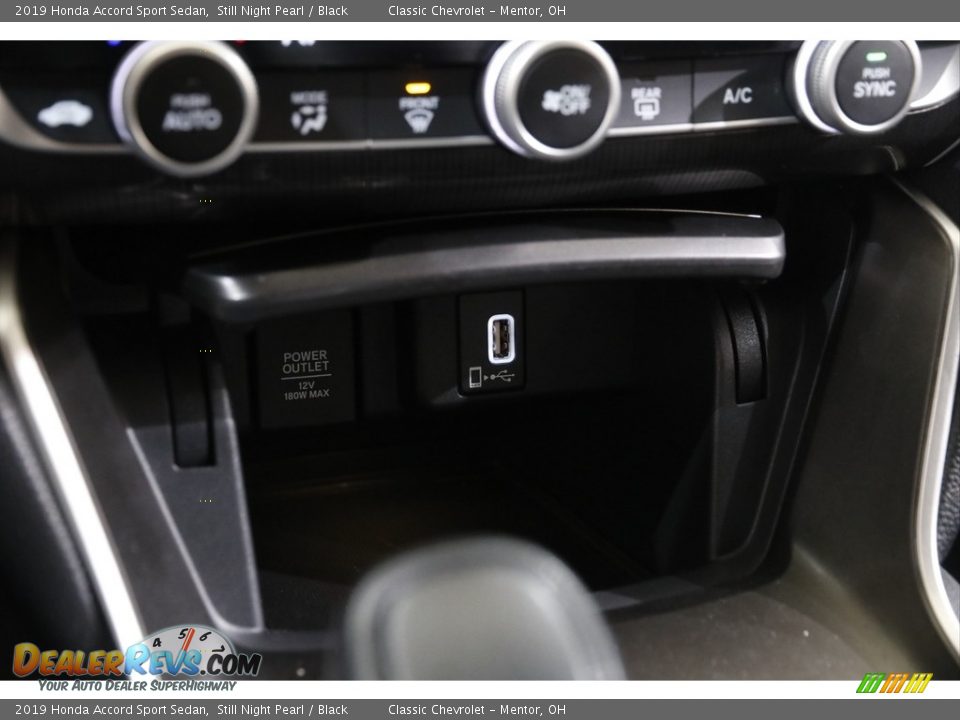 2019 Honda Accord Sport Sedan Still Night Pearl / Black Photo #14