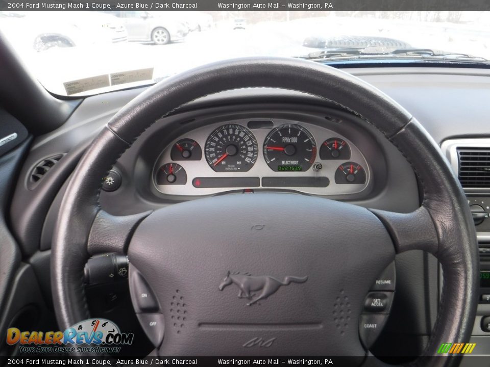 2004 Ford Mustang Mach 1 Coupe Steering Wheel Photo #25