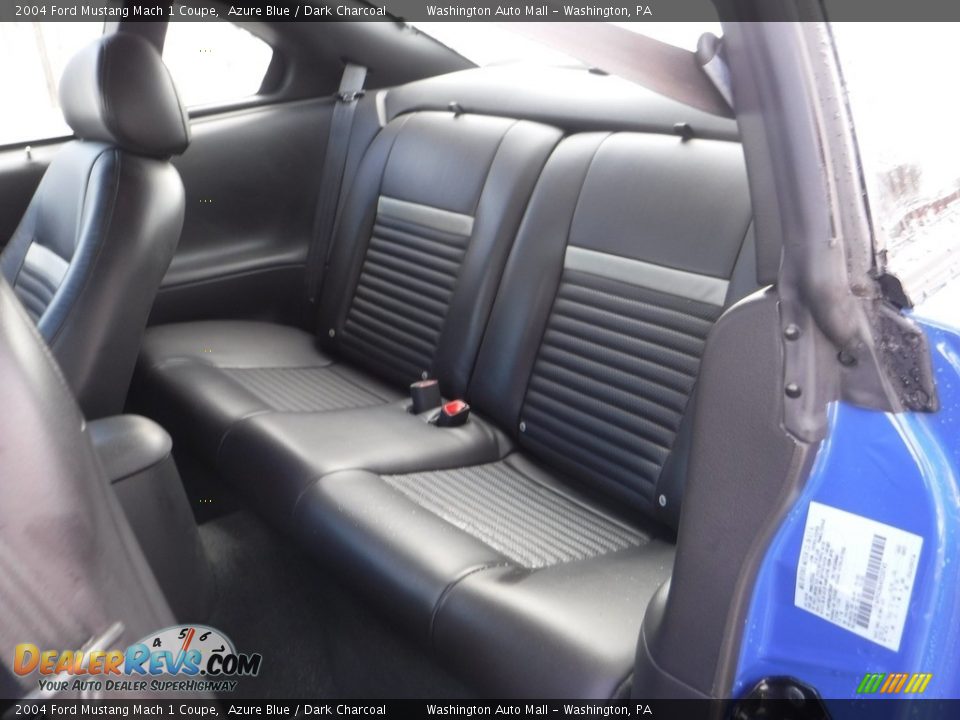 Rear Seat of 2004 Ford Mustang Mach 1 Coupe Photo #27