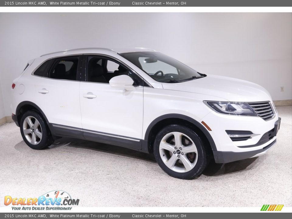 2015 Lincoln MKC AWD White Platinum Metallic Tri-coat / Ebony Photo #1