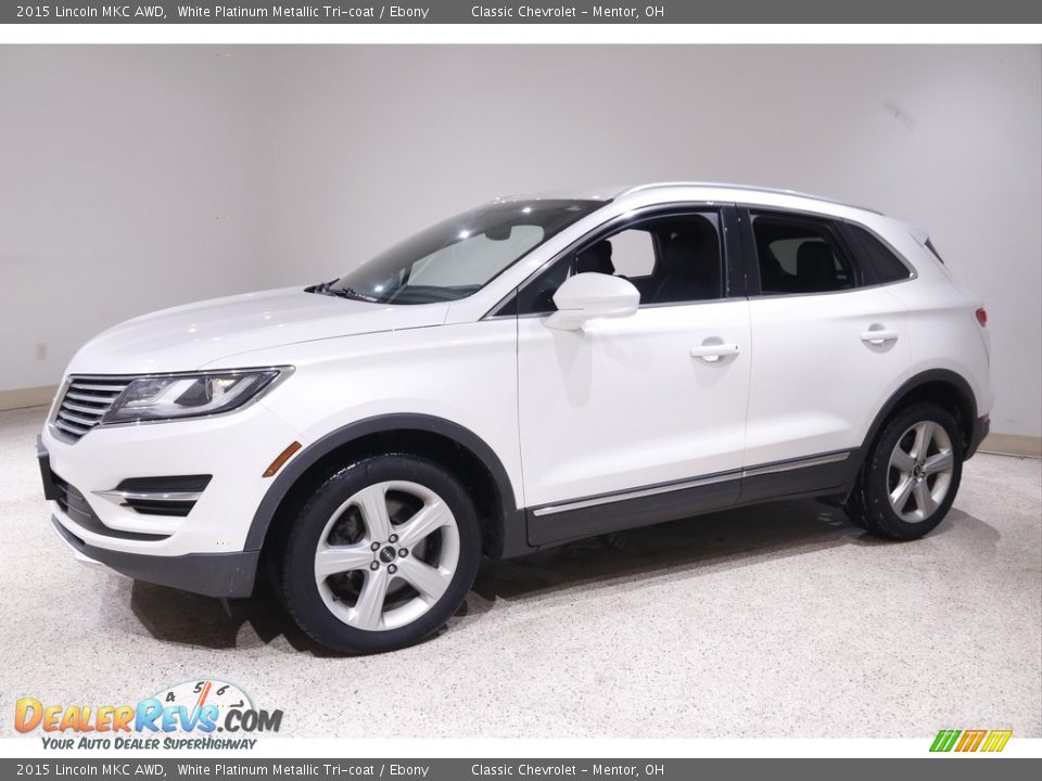 2015 Lincoln MKC AWD White Platinum Metallic Tri-coat / Ebony Photo #3