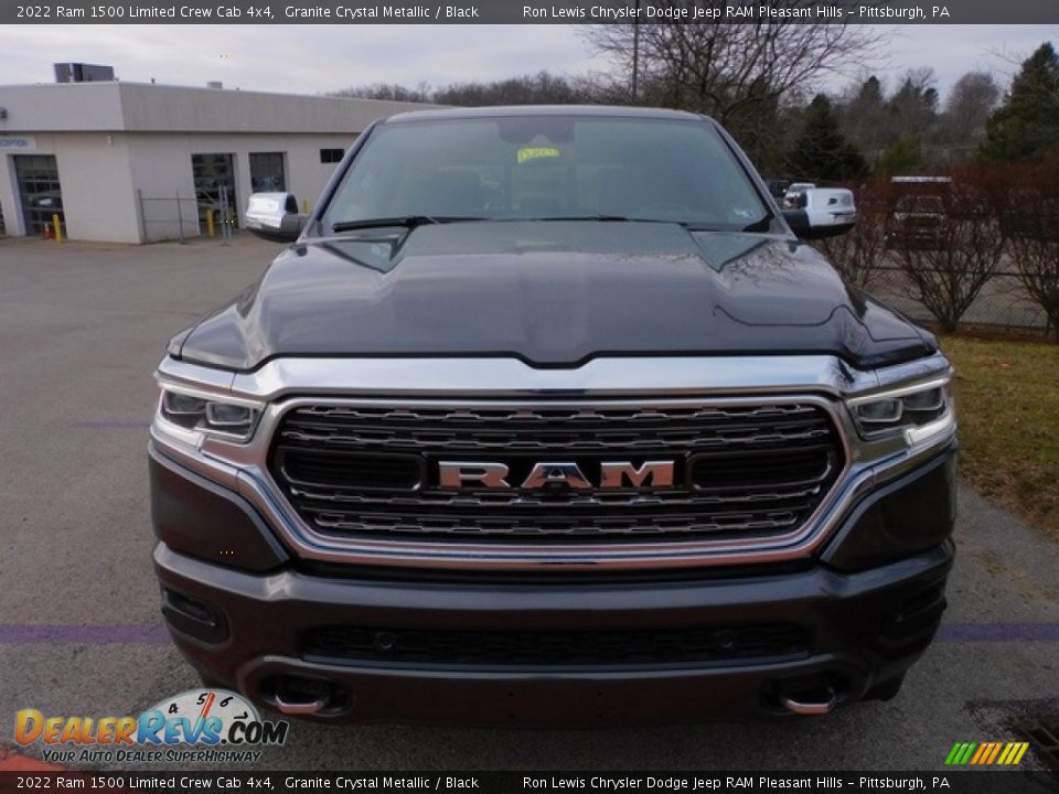 2022 Ram 1500 Limited Crew Cab 4x4 Granite Crystal Metallic / Black Photo #2