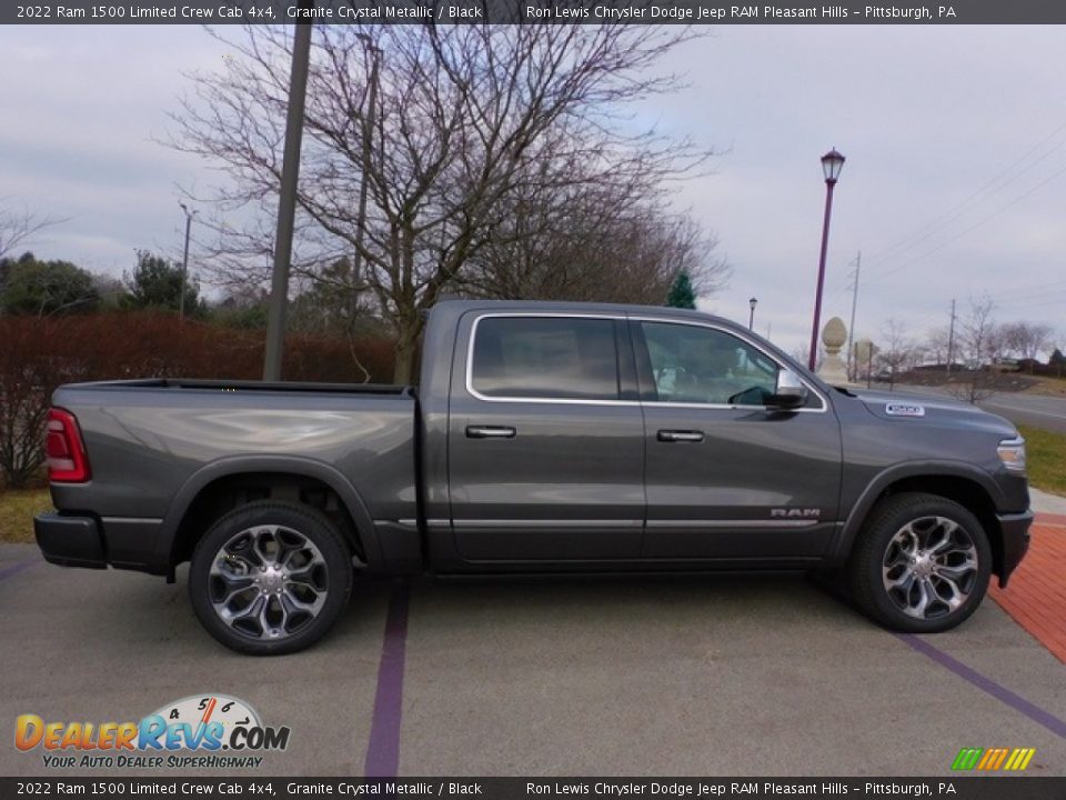 Granite Crystal Metallic 2022 Ram 1500 Limited Crew Cab 4x4 Photo #4