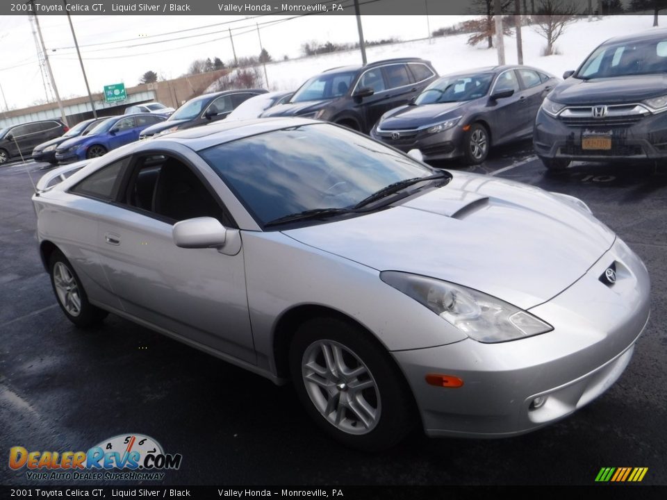 2001 Toyota Celica GT Liquid Silver / Black Photo #7