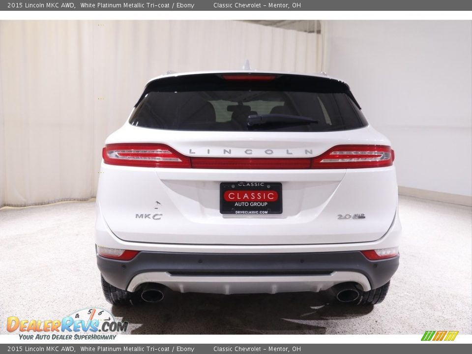 2015 Lincoln MKC AWD White Platinum Metallic Tri-coat / Ebony Photo #17