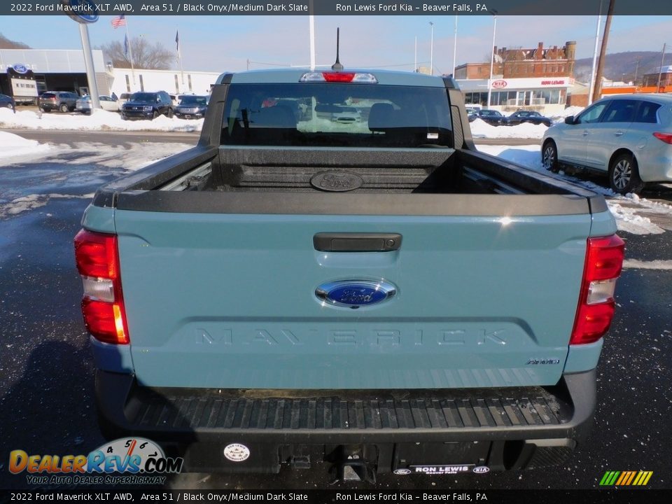 2022 Ford Maverick XLT AWD Area 51 / Black Onyx/Medium Dark Slate Photo #3