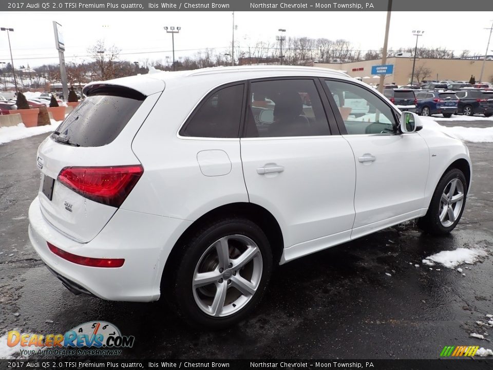 2017 Audi Q5 2.0 TFSI Premium Plus quattro Ibis White / Chestnut Brown Photo #8