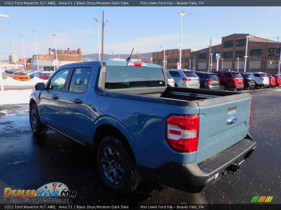2022 Ford Maverick XLT AWD Area 51 / Black Onyx/Medium Dark Slate Photo #4