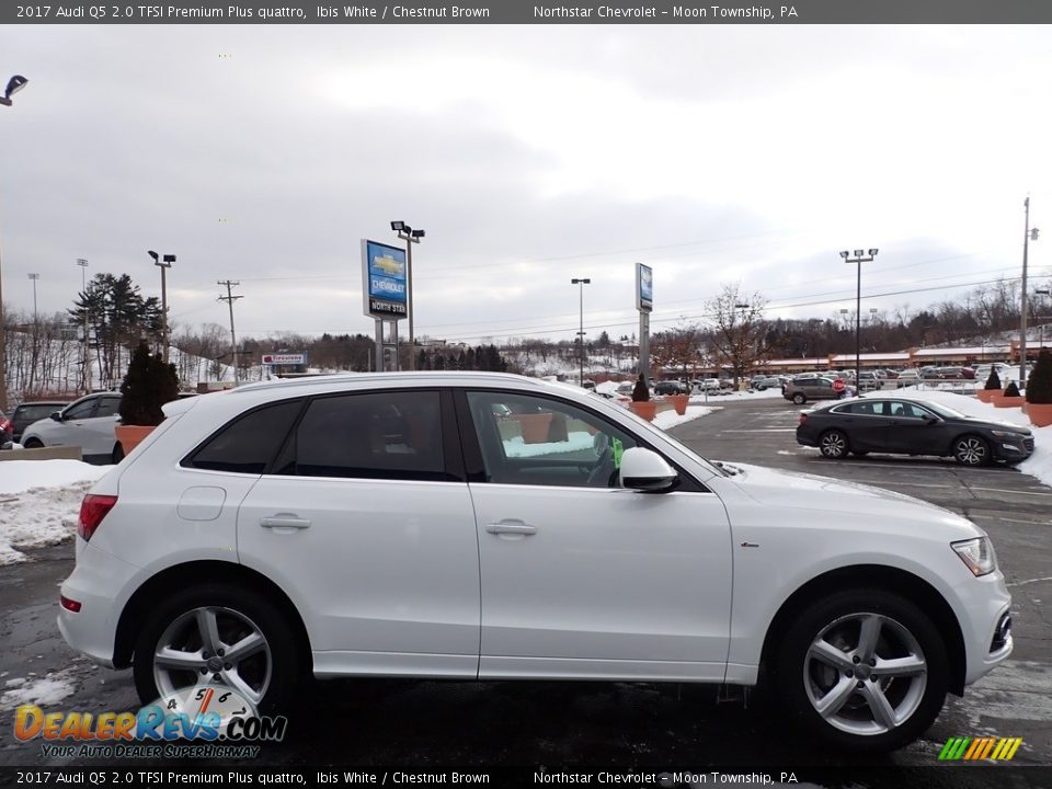 2017 Audi Q5 2.0 TFSI Premium Plus quattro Ibis White / Chestnut Brown Photo #9