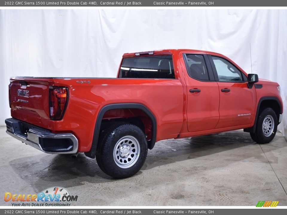 2022 GMC Sierra 1500 Limited Pro Double Cab 4WD Cardinal Red / Jet Black Photo #2