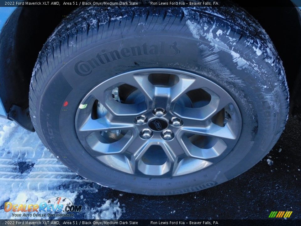 2022 Ford Maverick XLT AWD Area 51 / Black Onyx/Medium Dark Slate Photo #10