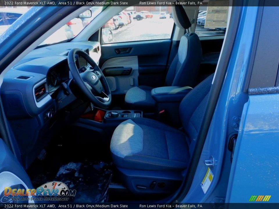 2022 Ford Maverick XLT AWD Area 51 / Black Onyx/Medium Dark Slate Photo #11