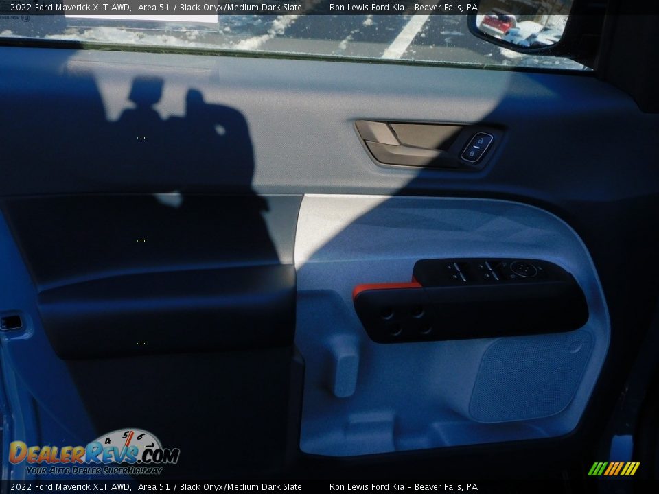 2022 Ford Maverick XLT AWD Area 51 / Black Onyx/Medium Dark Slate Photo #14