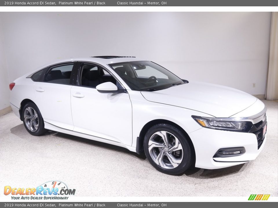 2019 Honda Accord EX Sedan Platinum White Pearl / Black Photo #1