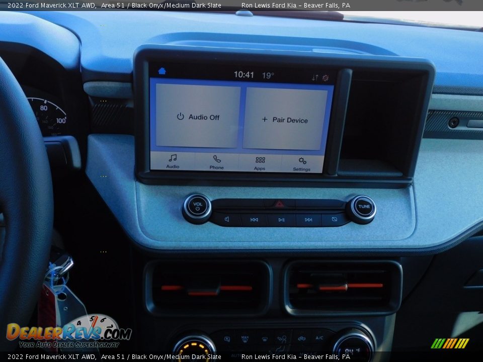 2022 Ford Maverick XLT AWD Area 51 / Black Onyx/Medium Dark Slate Photo #15