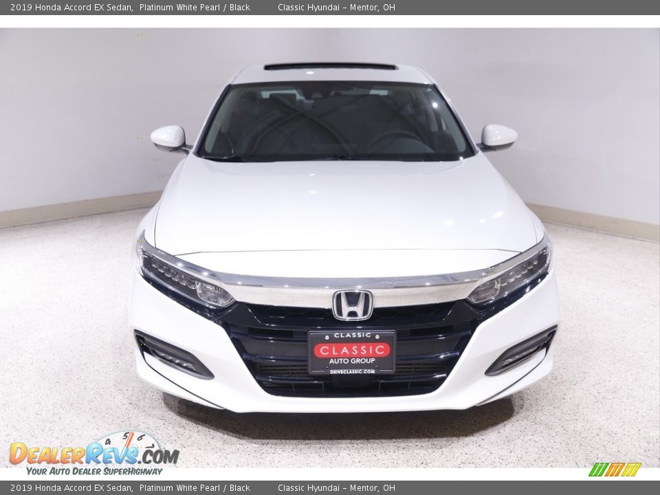 2019 Honda Accord EX Sedan Platinum White Pearl / Black Photo #2