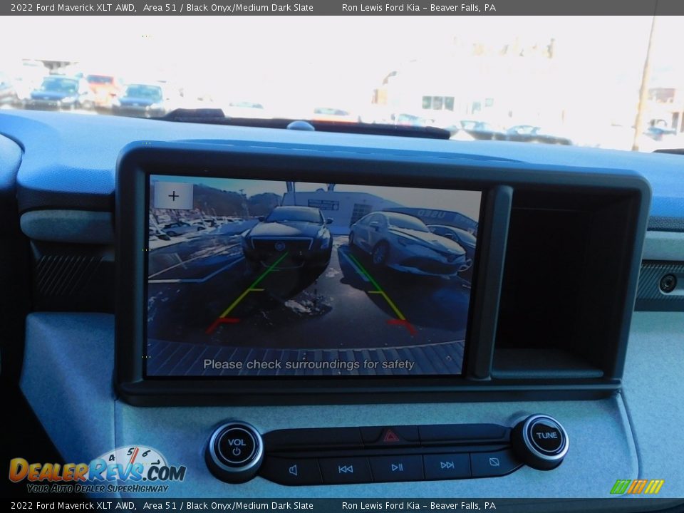 2022 Ford Maverick XLT AWD Area 51 / Black Onyx/Medium Dark Slate Photo #16