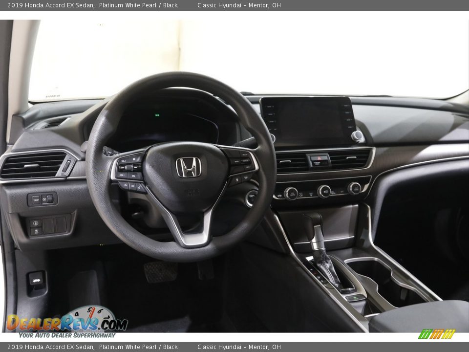 2019 Honda Accord EX Sedan Platinum White Pearl / Black Photo #6