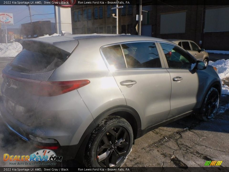 2022 Kia Sportage LX AWD Steel Gray / Black Photo #2