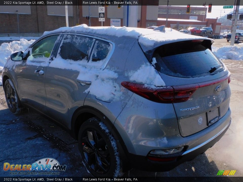 2022 Kia Sportage LX AWD Steel Gray / Black Photo #5