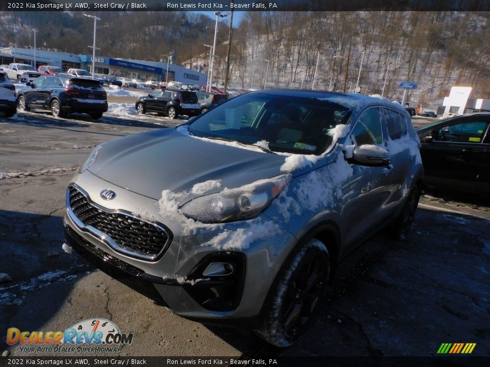 2022 Kia Sportage LX AWD Steel Gray / Black Photo #7