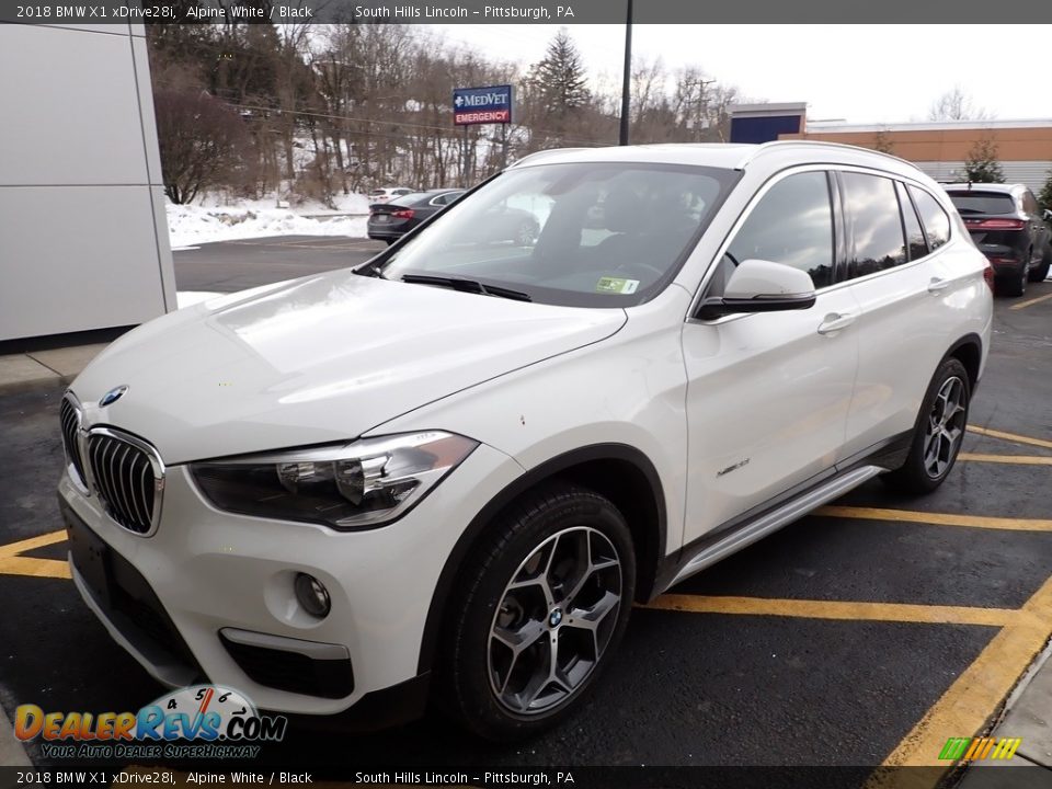 2018 BMW X1 xDrive28i Alpine White / Black Photo #1