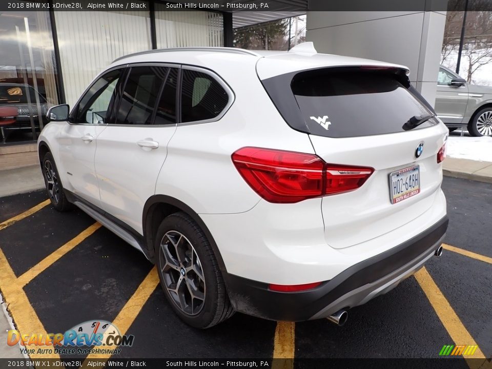 2018 BMW X1 xDrive28i Alpine White / Black Photo #2