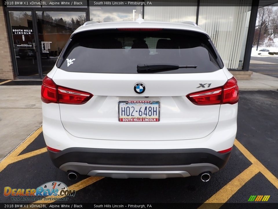 2018 BMW X1 xDrive28i Alpine White / Black Photo #3