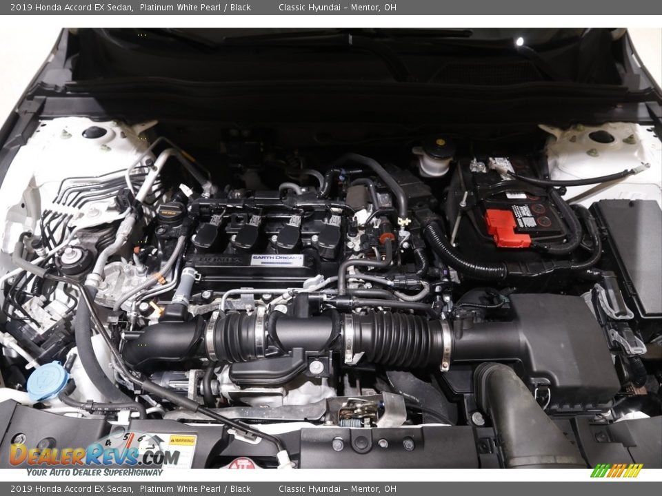 2019 Honda Accord EX Sedan Platinum White Pearl / Black Photo #19