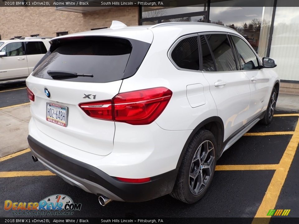 2018 BMW X1 xDrive28i Alpine White / Black Photo #4