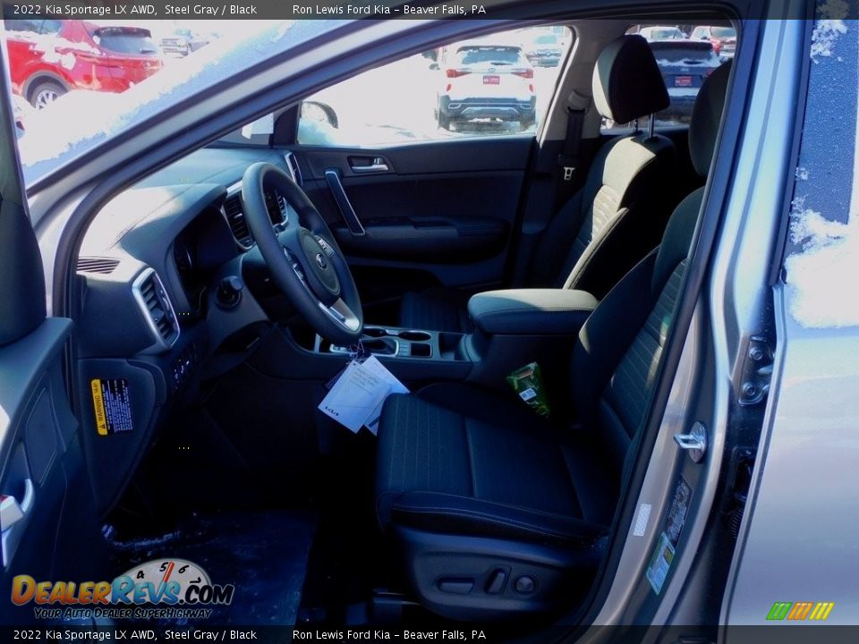 2022 Kia Sportage LX AWD Steel Gray / Black Photo #11
