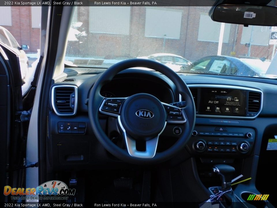 2022 Kia Sportage LX AWD Steel Gray / Black Photo #13