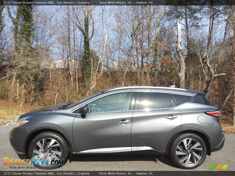 2017 Nissan Murano Platinum AWD Gun Metallic / Graphite Photo #1