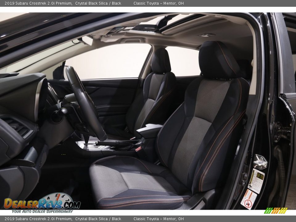 2019 Subaru Crosstrek 2.0i Premium Crystal Black Silica / Black Photo #5